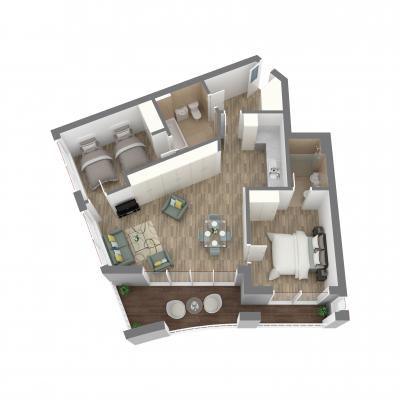 New Era 2 Bedroom Layout F